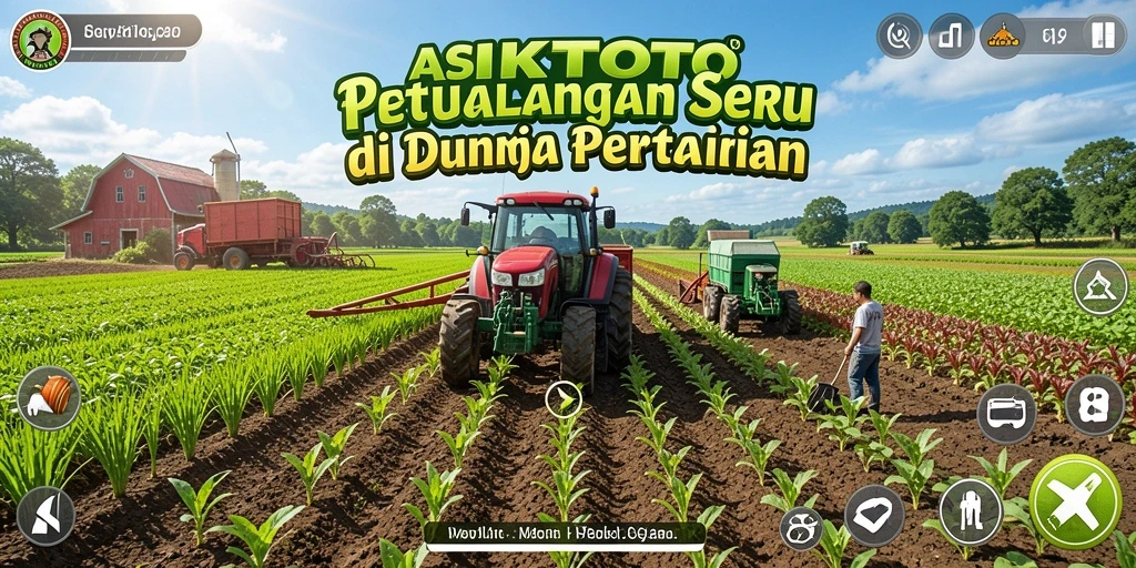 Tampilan screenshot menunjukkan keseruan bermain ASIKTOTO di dunia pertanian.