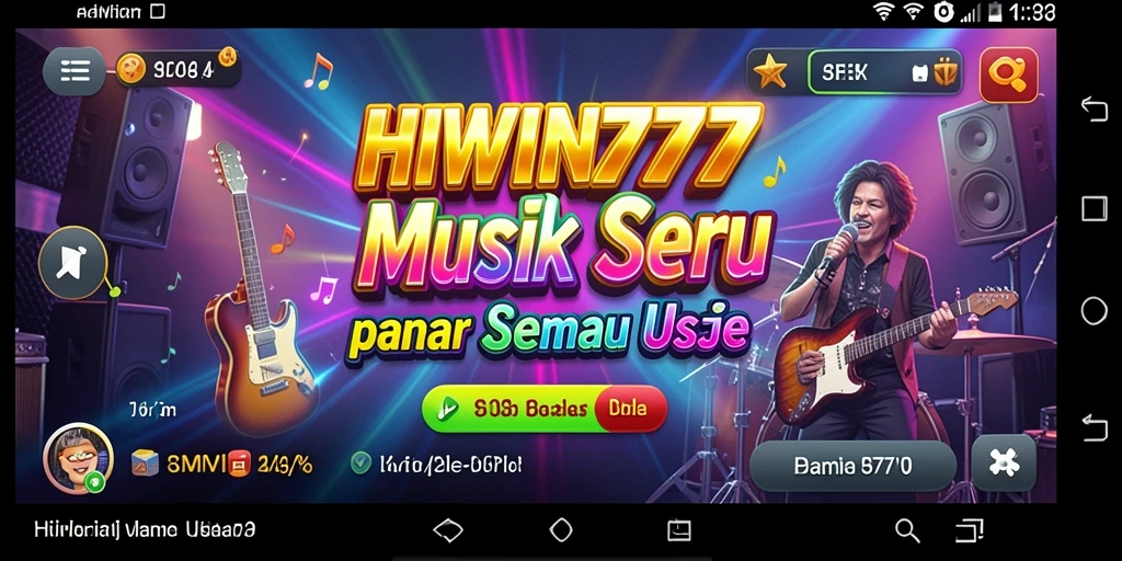 Tampilan gameplay HIWIN777 yang menarik dengan berbagai lagu.