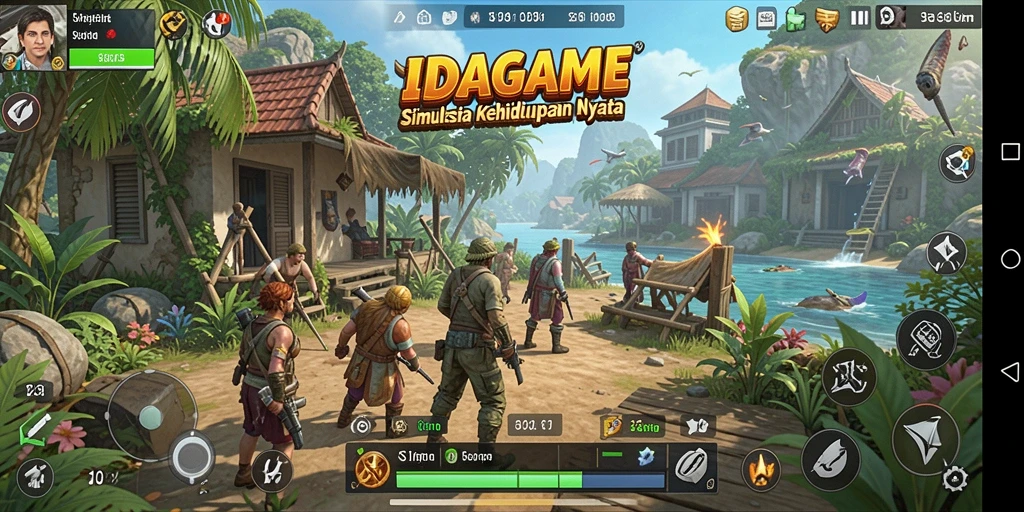 Screenshot gameplay IDAGAME yang menampilkan pengalaman simulasi seru.