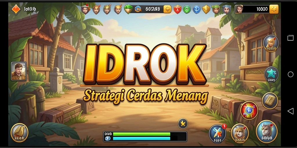 Tampilan gameplay menantang di IDROK dengan grafis yang memukau.