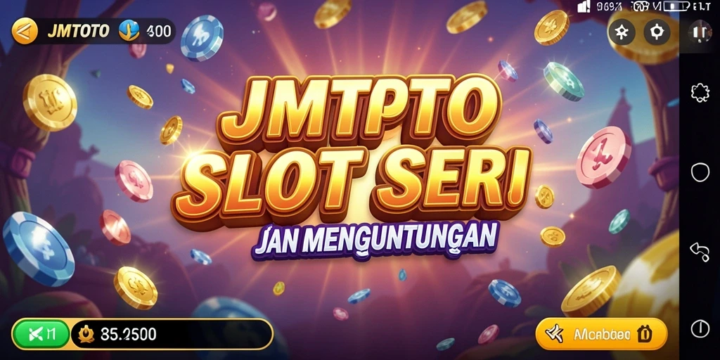 Screenshot JMTOTO menampilkan aksi gameplay Slot yang mendebarkan.
