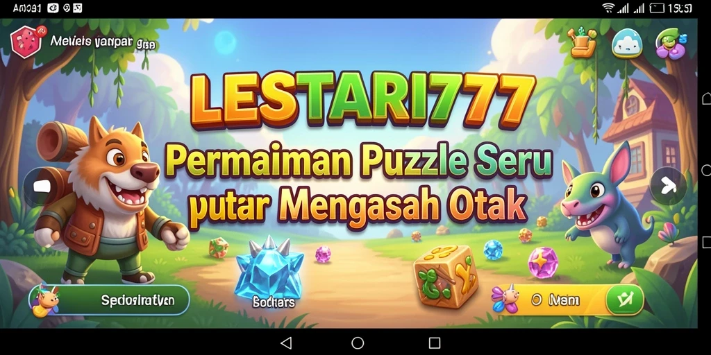 Tampilan gameplay LESTARI777 dengan puzzle yang mendebarkan.