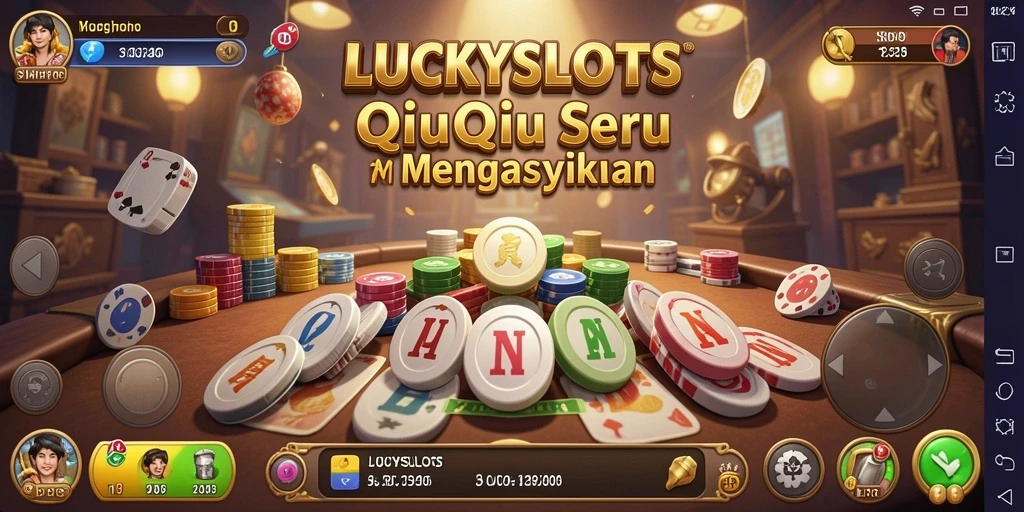 Tampilan screenshot gameplay QiuQiu yang mendebarkan.