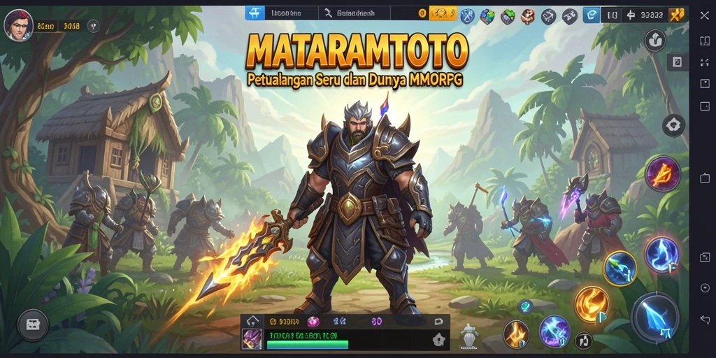 Gameplay seru di dunia fantasi MATARAMTOTO.