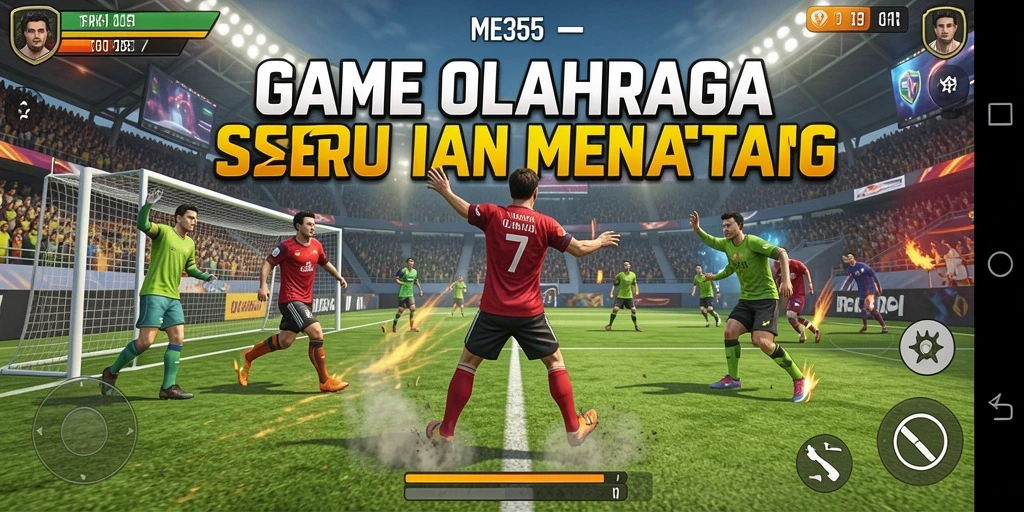 Tampilan seru gameplay ME355 dalam aksi olahraga.