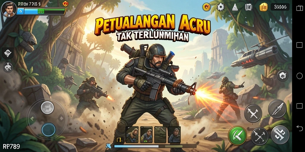 Tampilan gameplay RR789 yang seru dan mendebarkan.