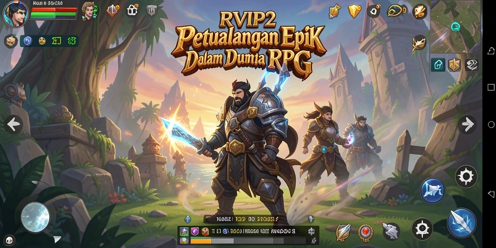 Screenshot menunjukkan aksi pertarungan seru dalam RVIP2 yang penuh strategi.