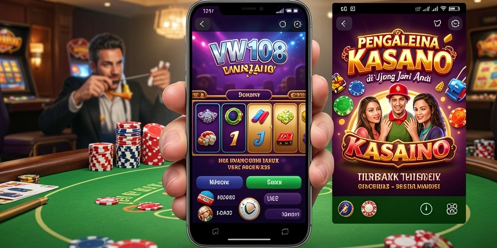 Tangkapan layar gameplay VW108 menampilkan aksi seru permainan Kasino.
