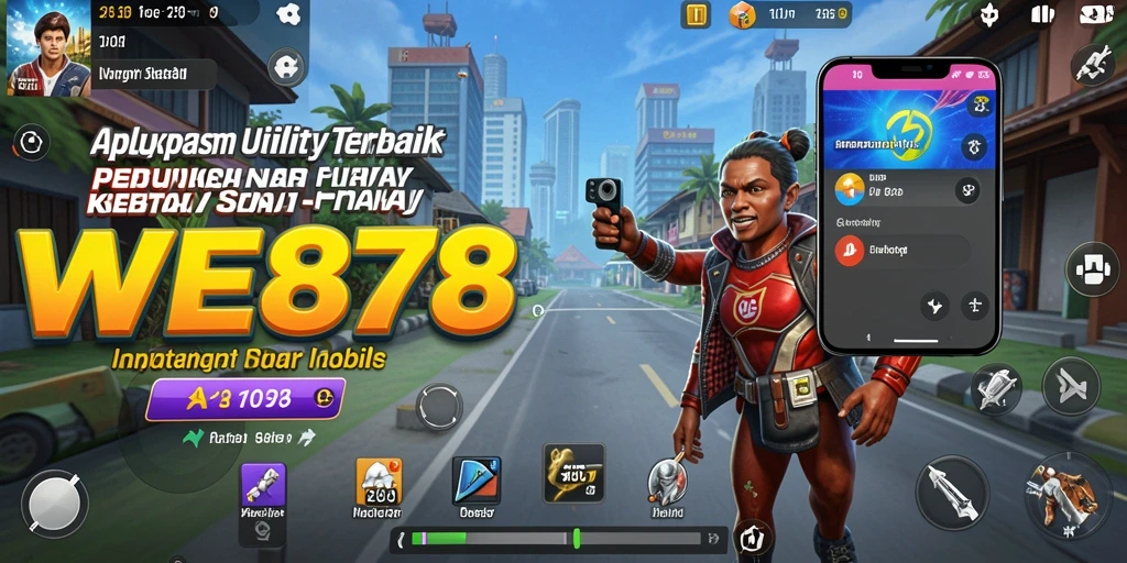 Tampilan antarmuka utama WE878 yang sederhana dan fungsional.